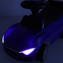 Jeździk pchacz samochód z dźwiękiem i światłami niebieski